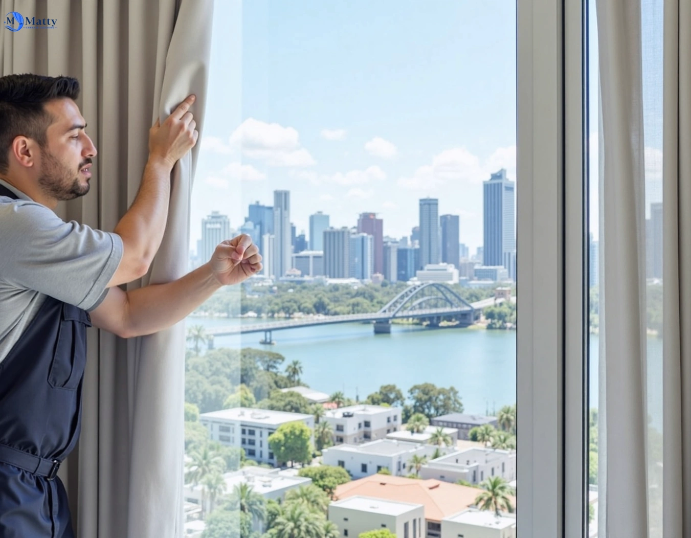 Professional curtain steam cleaning service bulleen-vic QLD by Matty Curtain Cleaning