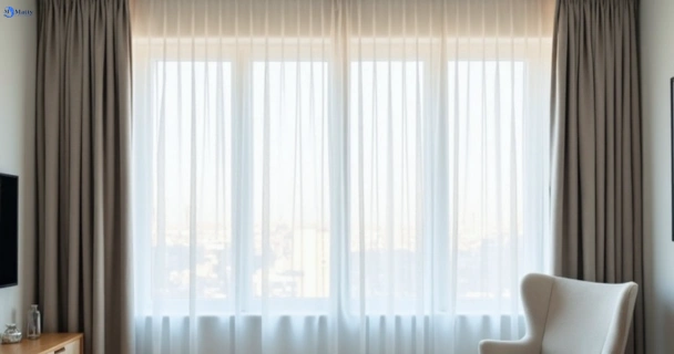 Freshly steam cleaned curtains in bulleen-vic QLD
